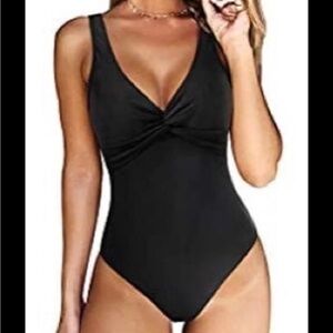 Black Women's one piece -NWT